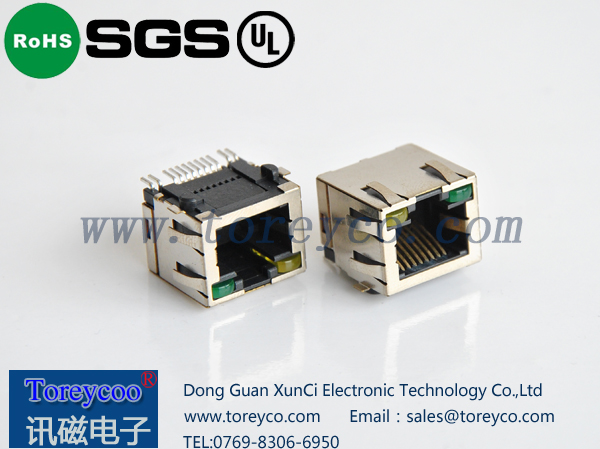 RJ45带变压器 RJ45带变压器