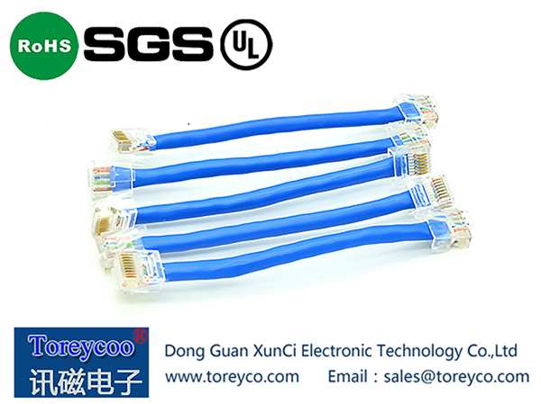 RJ45转RJ50短款水晶头无屏蔽