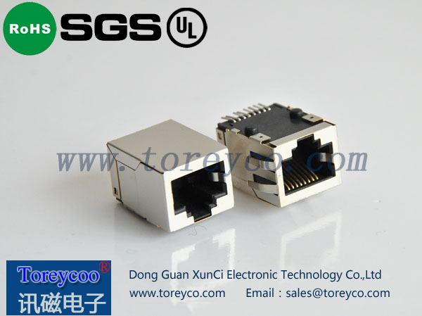RJ45带变压器 RJ45带变压器